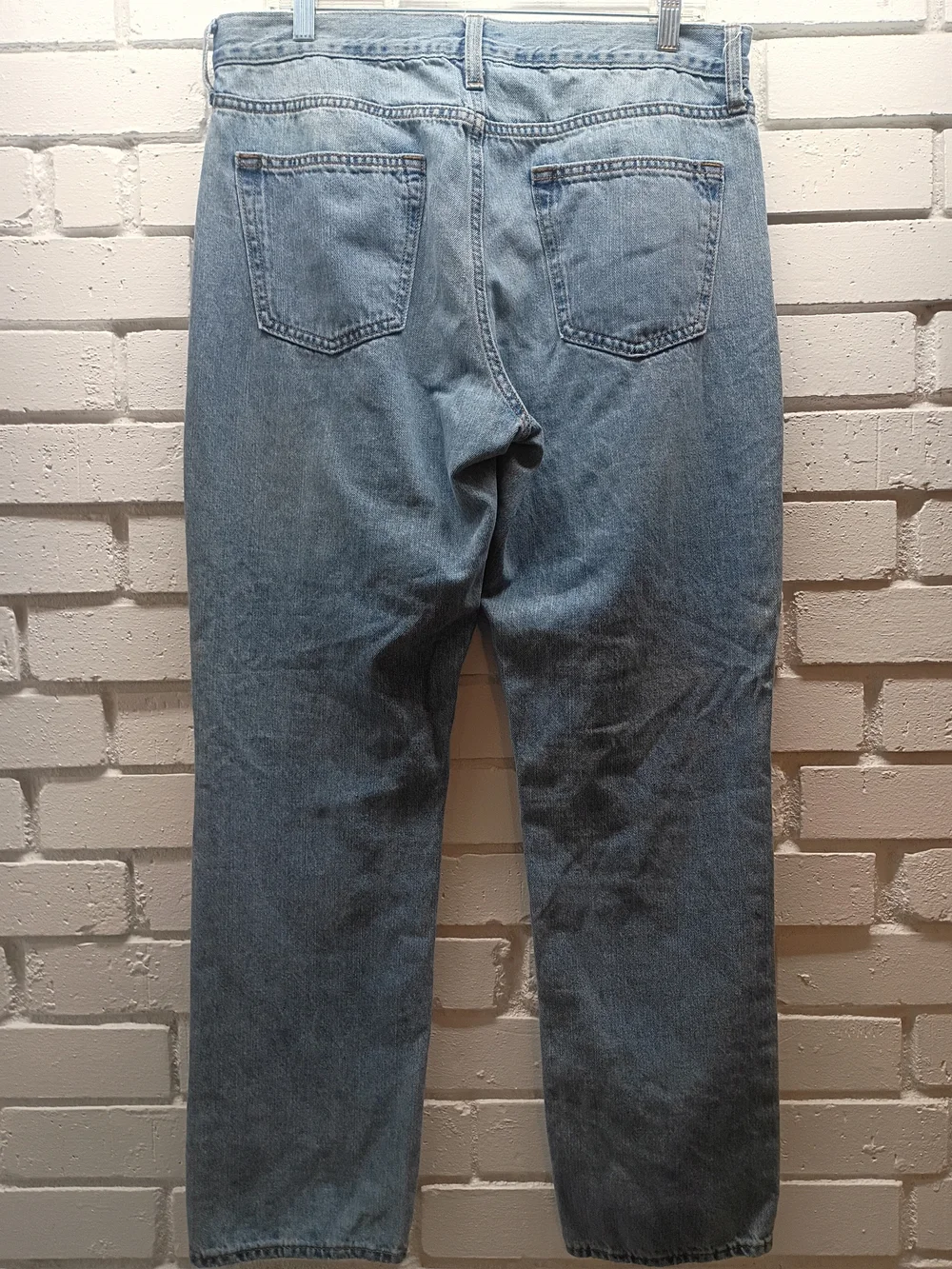 Old Navy Men's Light Blue Straight Jeans 34x32